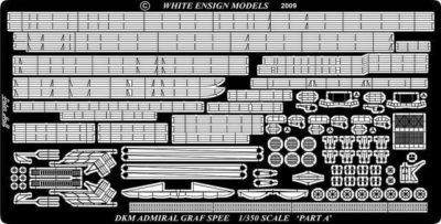 WEM PE35126 1/350 German Graf Spee Detail Up Parts for Academy/Trumpeter