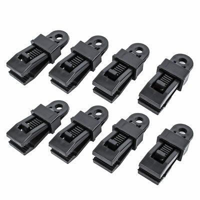 ProPlus`8er`Set`Vorzeltteppich`Clips`Kunststoff`feststellbar`für`Wohnwagen*