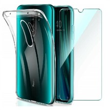 TRANSPARENT TPU CASE COVER TEMPERED GLASS FILM for Xiaomi Redmi 8