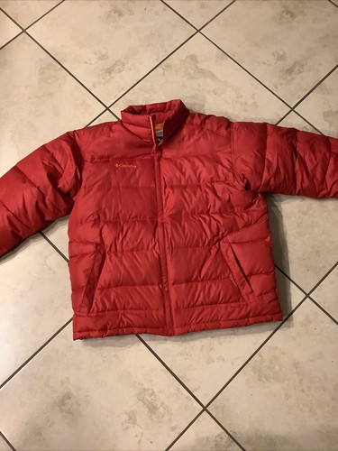 large Columbia red down jacket | eBay