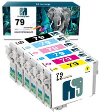 6x T079 79 Ink Cartridge Compatible For Epson Artisan 1430 Stylus Photo 1400