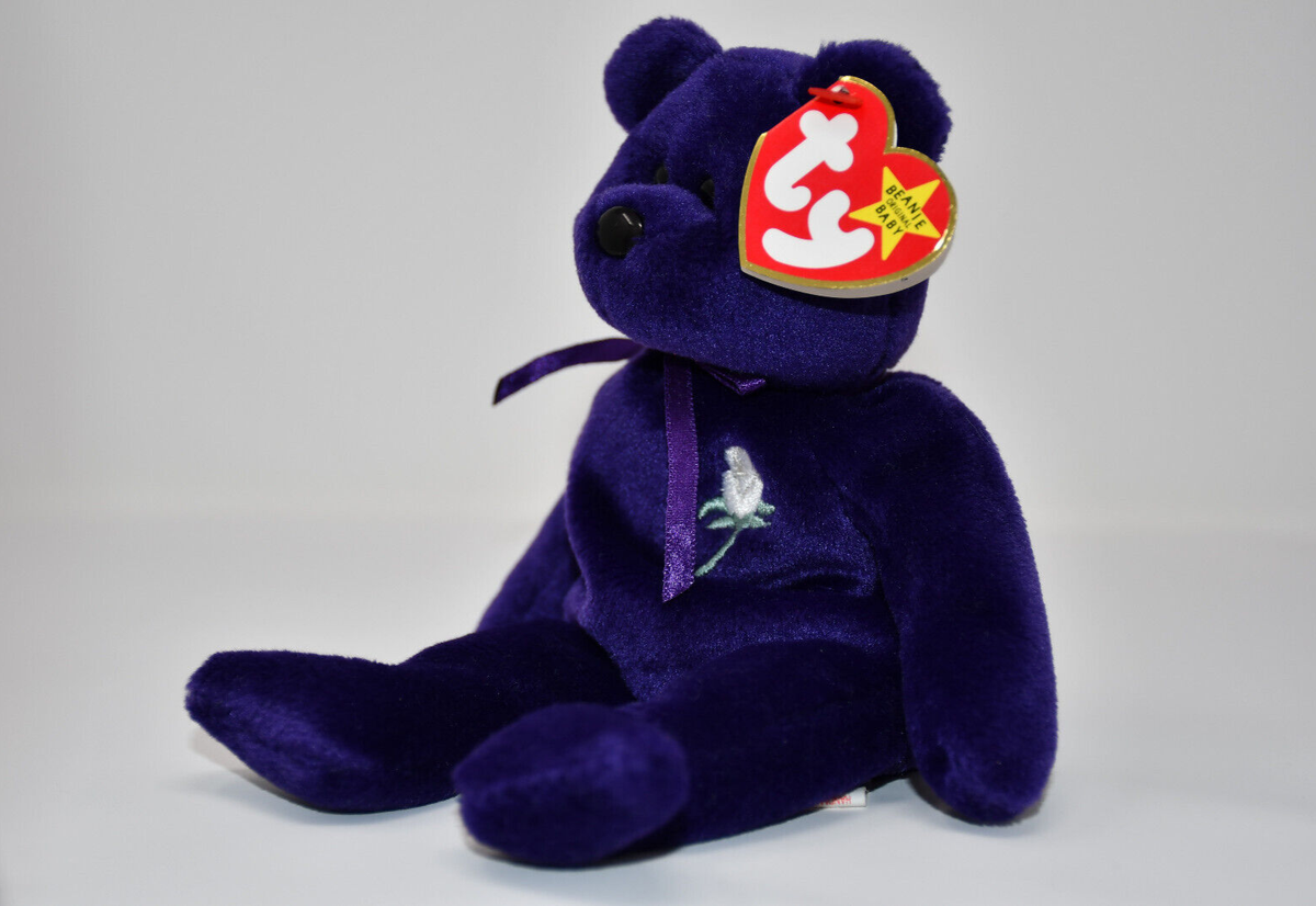 Ty Beanie Babies Princess Bear toy with display box 8421043002