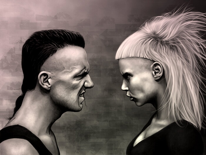 V3870 Die Antwoord Painting Art Yolandi Visser Ninja Decor WALL