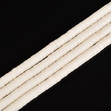 White Howlite Turquoise Heishi Disc Beads Size 2x4mm 3x6mm 15.5'' Strand