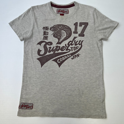 SuperDry Shirt Men Small Cobras Japan 17 Tokyo Japan Snake Graphic Party Core Nw