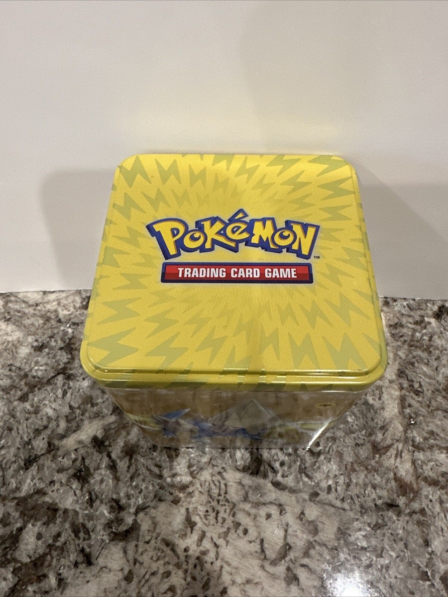 Pokemon 2022 Collectors Stacking Tin - LIGHTNING TIN, Yellow (TIN
