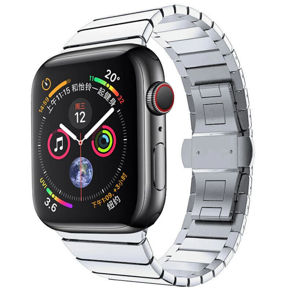Stainless Steel Strap for Apple Watch Ultra 8 7 6 5 4 Butterfly  display picture 1