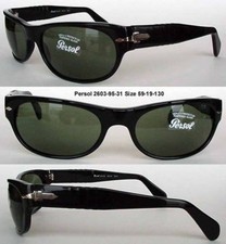Brand New BLACK Persol 2603 Sunglasses with Free Stuff