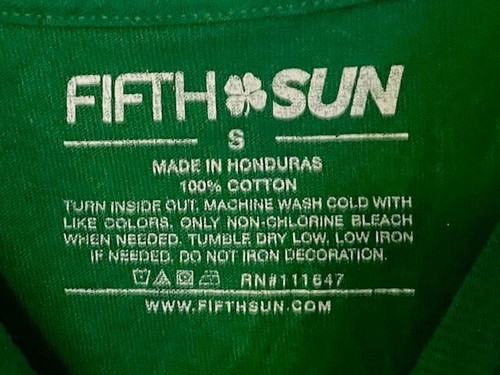Camiseta Fifth Sun Irish Ireland San Patricio Cuello Redondo Para Hombre Pequeña Nueva con Etiquetas - Imagen 4 de 4