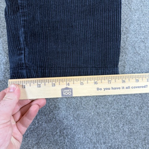 Vintage Gap Pants Boys 14 (Fits 26x27) Blue Easy Fit Corduroy Pleated Baggy 90s - Picture 11 of 14