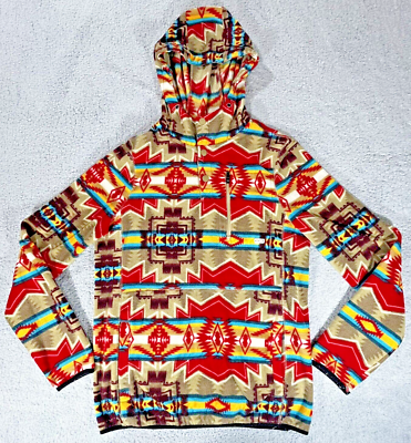 Dravus Hoodie Fleece Pullover Mens Small Aztec Southwest Pocket 1/4 Snap  Zumiez | eBay