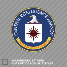 Central Intelligence Agency CIA Seal Sticker Decal Vinyl black usa clandestine