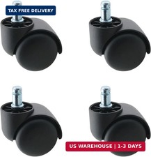 Taodan 4pcs 2 Inch Diameter Cassette Lever Connector Casters Universal Wheel 360