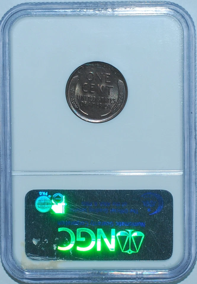 1929 D NGC MS65BN Brown Lincoln Wheat Cent - Image 2 of 2