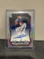 2026 BOWMAN CHROME AUTO MOJO REFRACTOR PROSPECT CARD BRAVES CAM CAMINITI #BMA-CC