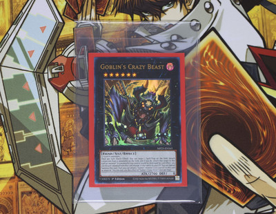 YuGiOh Goblin's Crazy Beast MP25-EN163 1st Edition Ultra Rare