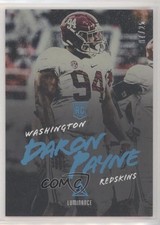 2018 Panini Luminance Rookie Platinum Blue Luminance 7/25 Daron Payne #126 nd3