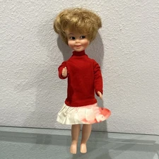 Vintage 1963 PENNY BRITE DOLL With Original Dress  Deluxe Reading Co.