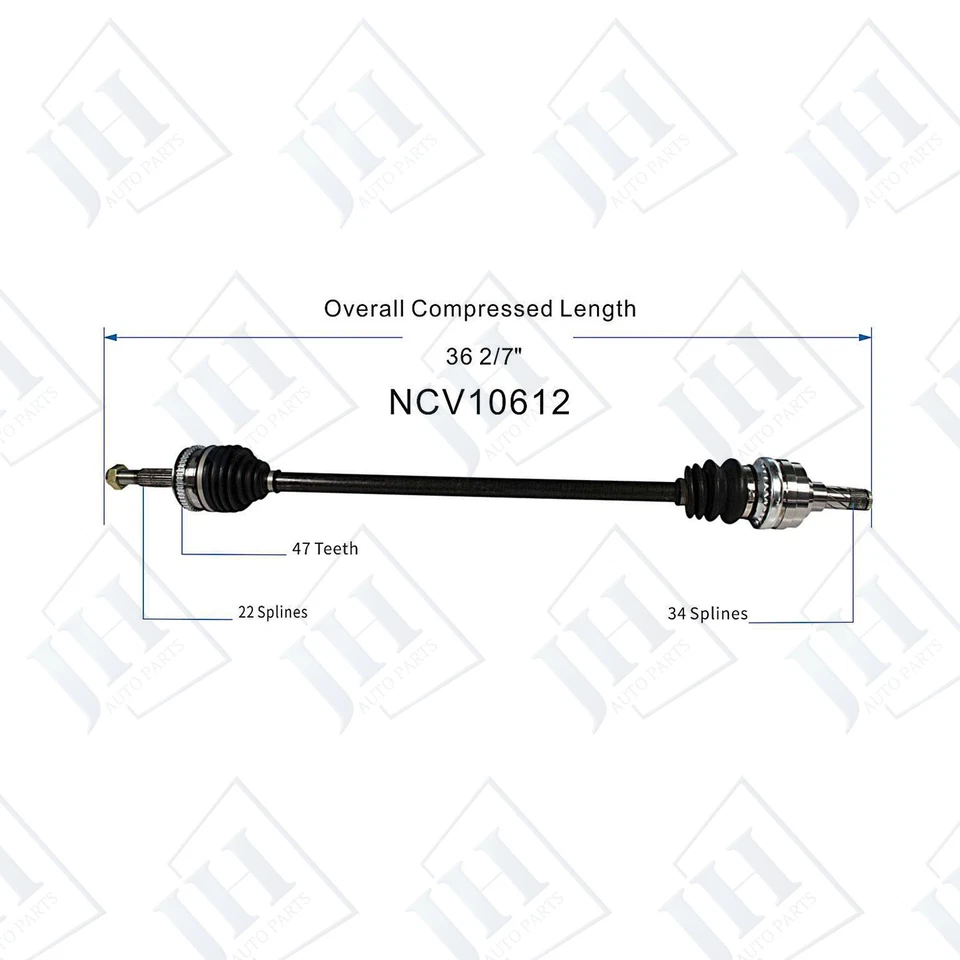 OE Front Right Passenger CV Axle Shaft For 2004-11 Chevy Aveo Aveo5 FWD Manual - Image 2 of 4