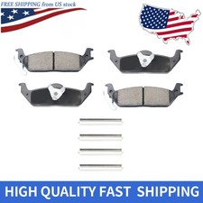 For 2005 2006 2007 - 2011 Ford F150 Lincoln Mark LT Rear Ceramic Brake Pads