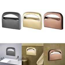Wall Mounted Toilet Seat Covers Dispenser Stable Multiuse Punch Free Toilet Seat