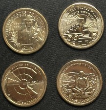 2026 D 4 Coin set American Innovation Dollar Wisconsin Iowa California Minnesota