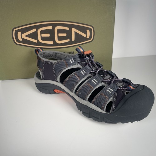 Keen Newport H2 Hombres Reino Unido 8.5 Sandalias Gris IndiaInk Caminar Senderismo Impermeable Zapato - Imagen 6 de 9