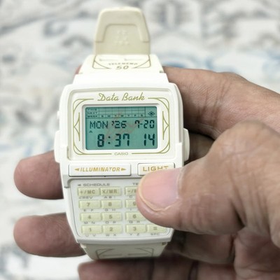 90s Casio Fragment Hiroshi Fujiwara Data Bank DBC-63 Digital Calculator Watch