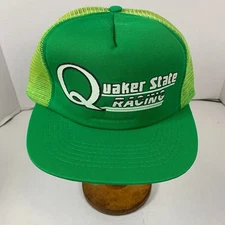 Vintage Quaker State Racing Snapback NASCAR Hat