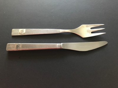 Atkinson Brothers British Airways Concorde & 1st Class Crown Logo Silverware S32