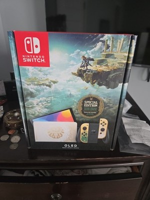 zelda switch oled console sealed