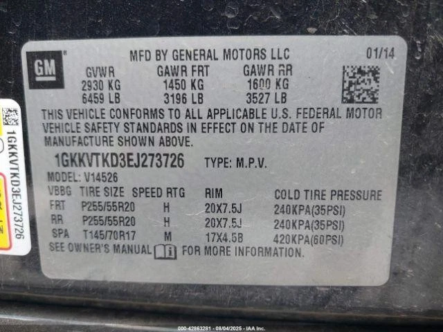Conjunto de palanca de cambios de transmisión automática usado se adapta a: 2014 GMC Acadia Grado A Foto 3 de 4