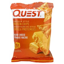 Quest Tortilla Style Protein Chips, Nacho Cheese Flavor, 32g/1.12 oz. Bag