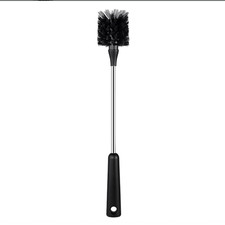 Water Bottle Brush, 15 Inches Long Stainless Steel Handle Bottle Brush Black