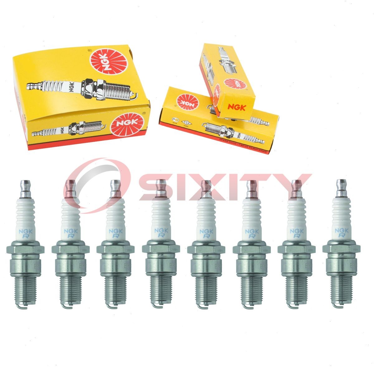 8 pcs NGK Standard Spark Plugs for 1962-1965 Chevrolet Suburban 6.7L - uf