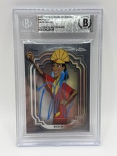 DAVID SPADE SIGNED TOPPS CHROME DISNEY KUZCO EMPERORS NEW GROOVE - BECKETT COA