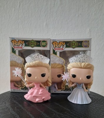 Funko Pop Wicked For Good Glinda Vinyl Figur Set Bubble Gown & Blue Gown + OVP