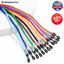 5pc Eyeglass Holder Strap Sunglasses String Lanyard Rope Glass Holder Neck Cord
