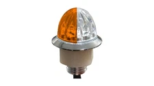 NEW Mini Watermelon Dual Revolution Light 3/4" Amber to White Bright LED