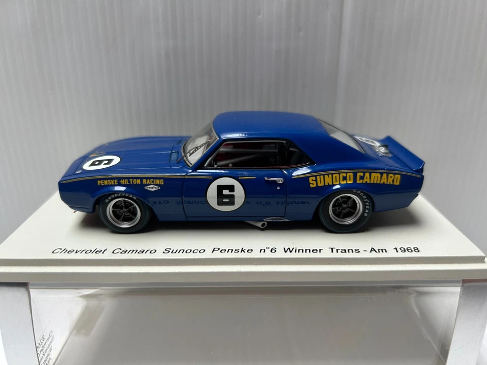 SPARK S2601 Chevrolet Camaro Sunoco Penske #6 Winner Trans AM 1968 Donohue 1/43 - Photo 2/4