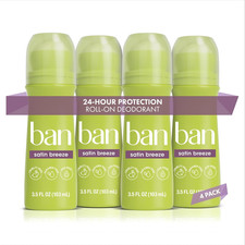 Invisible Roll-On Antiperspirant Deodorant for Women and Men, 24-Hour Underarm O