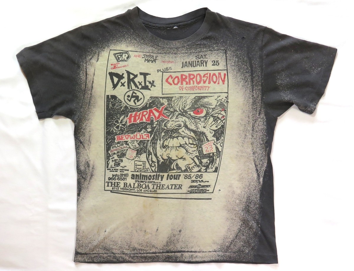 Corrosion Of Conformity Vintage T Shirt 1986 Animosity Tour