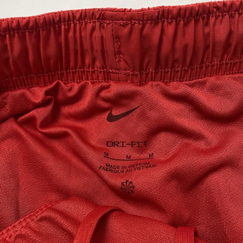 Nike Womens Tempo Running Track Shorts Red 3.5" Built in Liner Brief Size Medium - Picture 6 of 17
