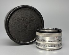 Rollei F H Rolleiparkeil 2 - 28,5 Bajonett 1 RI mit 2x Rolleinar 2  Bakelitdose