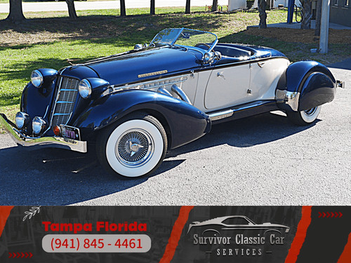 1936 Replica/Kit Makes Auburn Boattail Speedster Replica