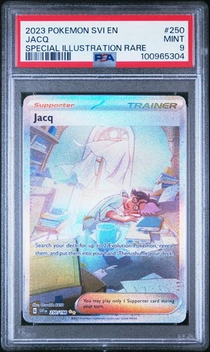 2023 POKEMON SVI EN-SCARLET & VIOLET SPECIAL ILLUSTRATION RARE #250 JACQ PSA 9