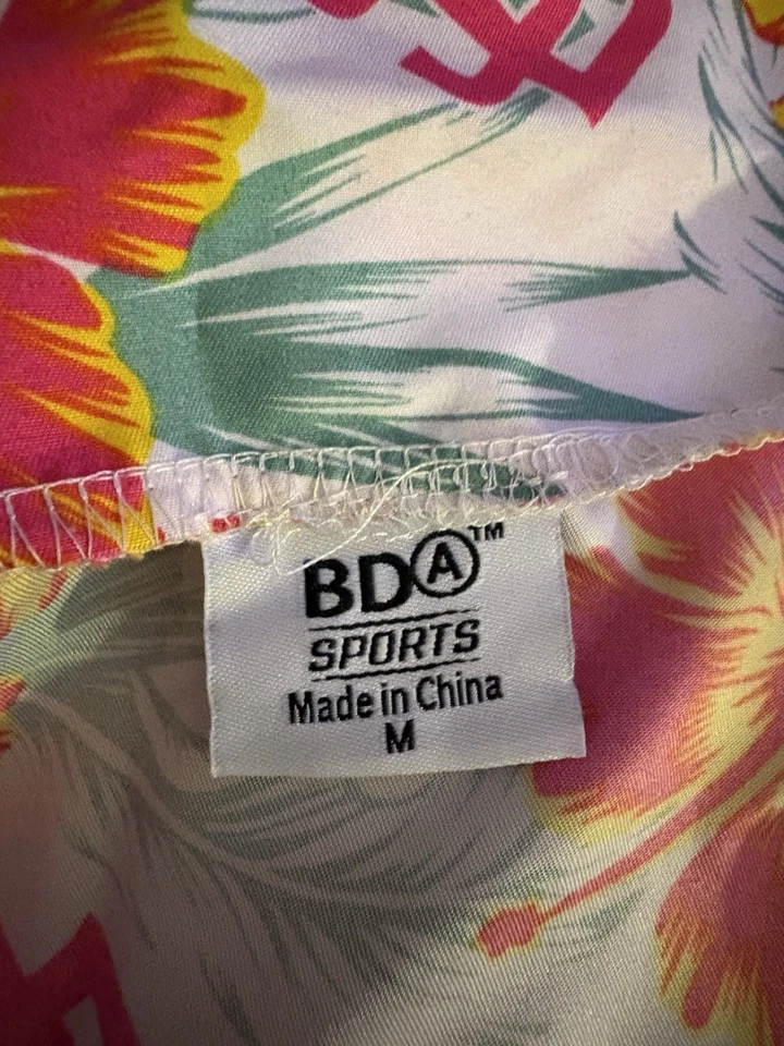 San Diego Padres SGA Southwest 2023 City Connect Tropical Hawaiian Shirt Medium - Image 2 of 2