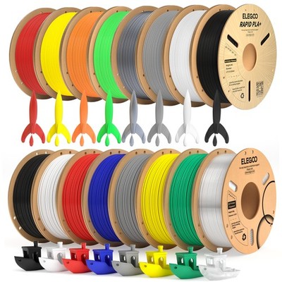 ELEGOO Rapid PLA+ 3D Printer Filament For FDM 3D Drucker Material 1-10KG Spool