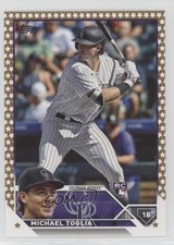 2023 Topps Complete Set Fanatics Exclusive Gold Star Michael Toglia #616 14dq