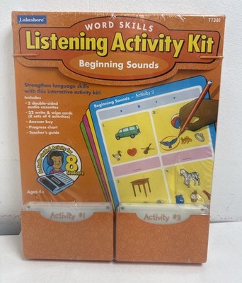 Lakeshore Word Skills Listening Activity Kit Beginning Sounds TT381 Cassette 